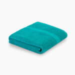 Plain Bath Towel 100% Cotton (90x150) - Medium Turquoise