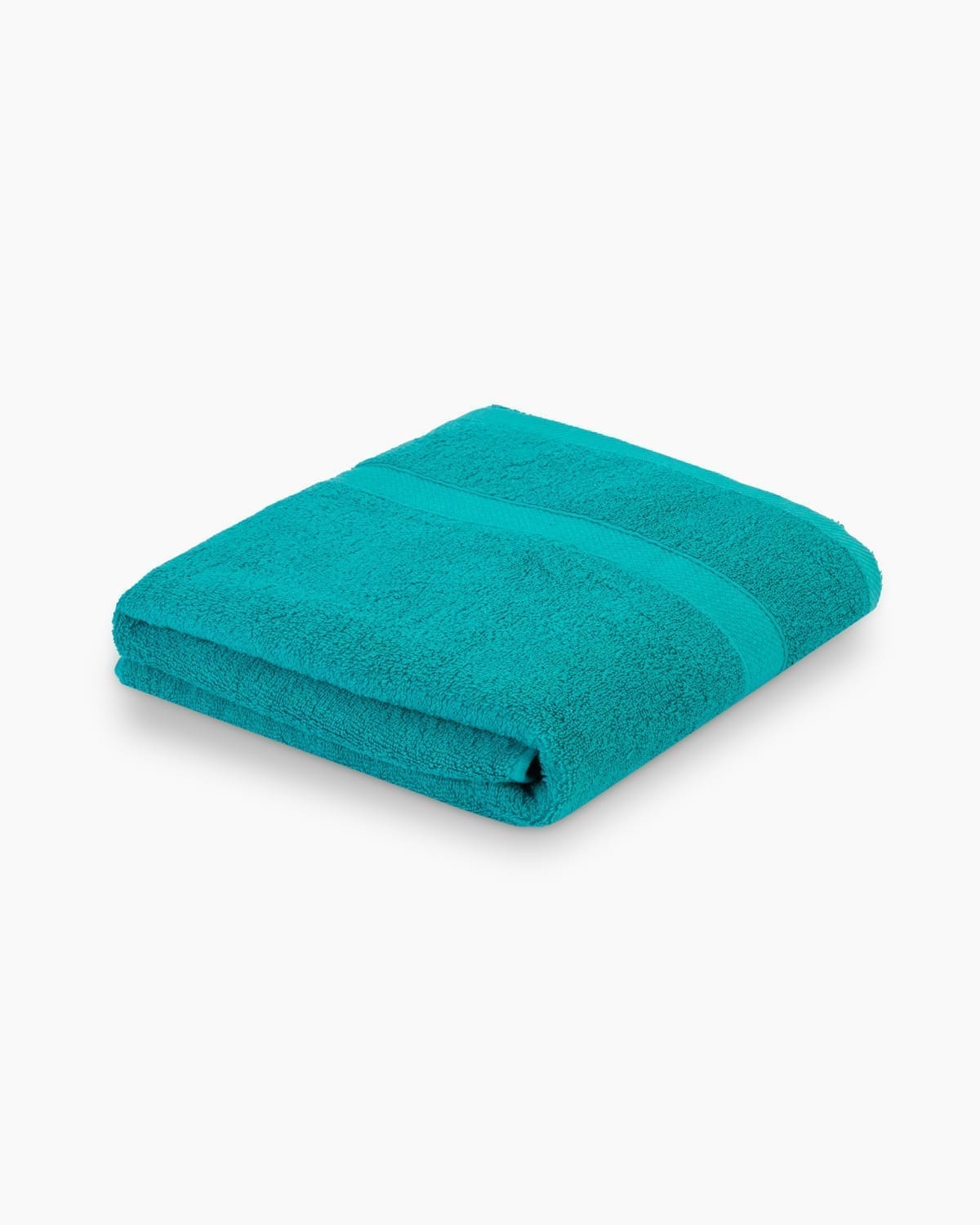 Plain Bath Towel 100% Cotton (90x150) - Medium Turquoise