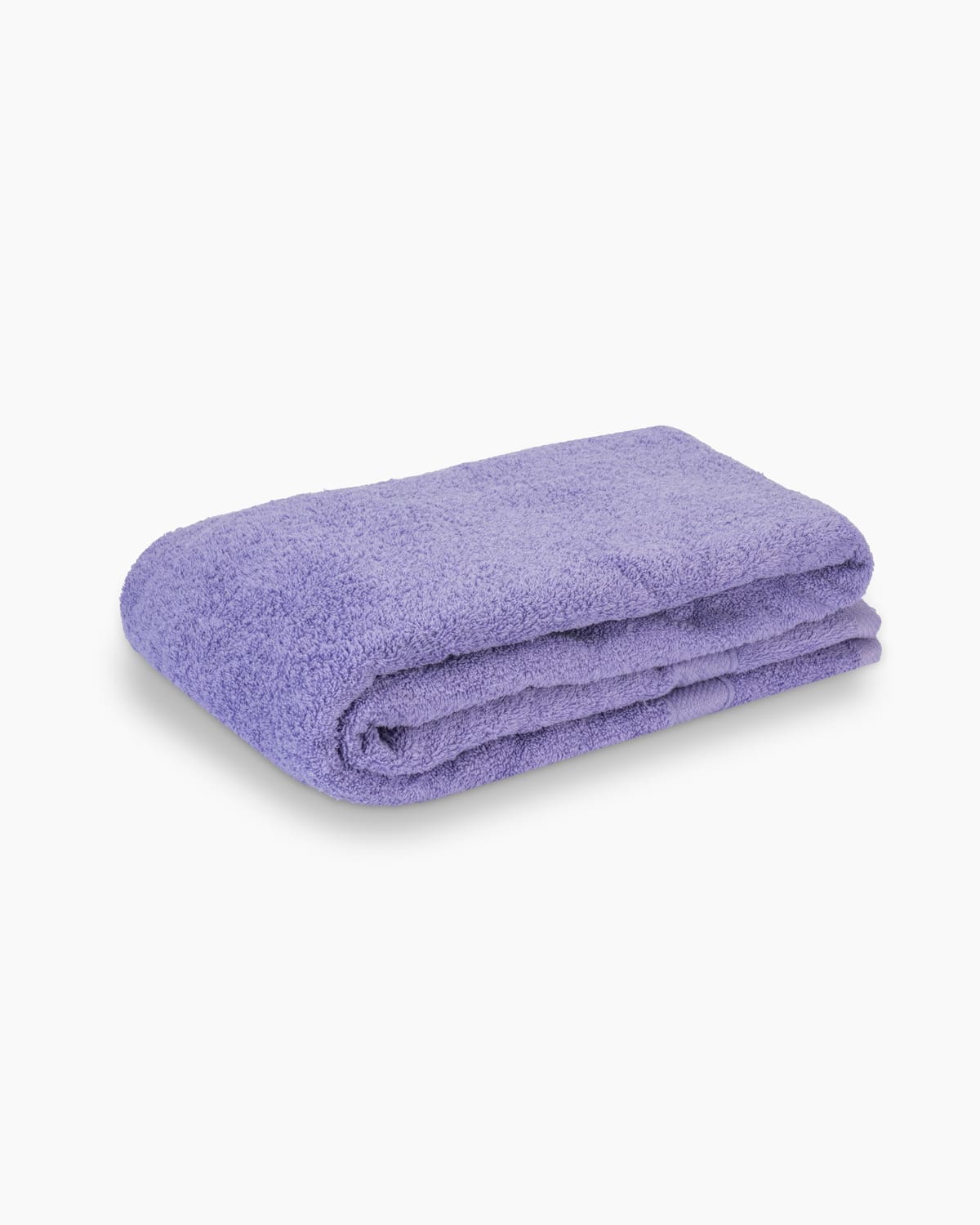 Plain Bath Towel 100% Cotton (90x150) - Light Lavendar