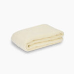 Plain Bath Towel 100% Cotton (90x150) - Cream