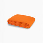 Plain Honeycomb Coverlet (180x240) Single - Orange