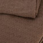 Plain Coverlet Waffle (180x240) Single - Brown