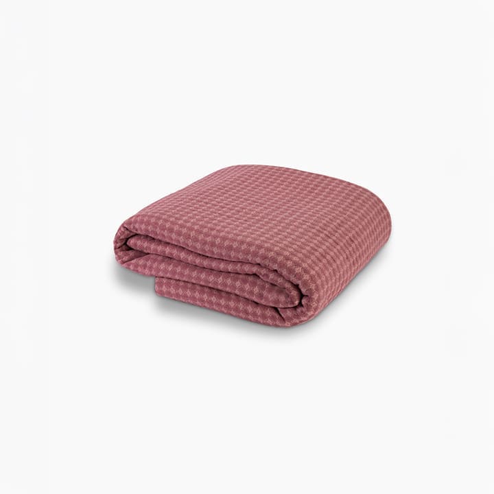 Plain Honeycomb Coverlet (240x260) Double - Kashmir × Rose