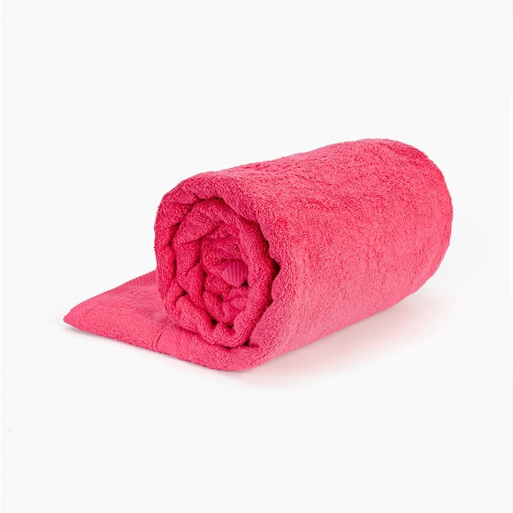 Plain Bath Towel 100% Cotton (90x150) - Rose Pink