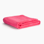 Plain Bath Towel 100% Cotton (90x150) - Rose Pink