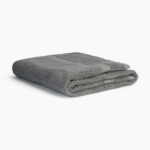 Plain Bath Towel 100% Cotton (90x150) - Grey