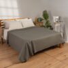 Coverlet Honeycomb 100% Cotton (180x240) Single - Grey