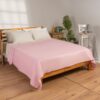 Coverlet Honeycomb 100% Cotton (180x240) Single - Rose