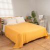 Coverlet Honeycomb 100% Cotton (180x240) Single - Yellow