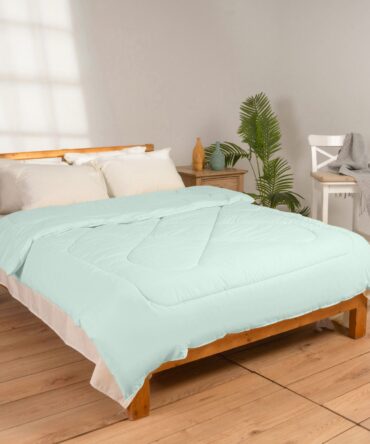 Fiber Duvet (180x230) Single - Mint Green