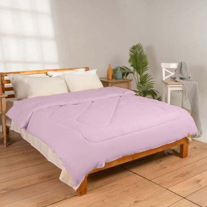 لحاف فايبر (180x230) سنجل - بنفسجي