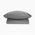 Plain Fitted Bedsheet (180x200) King 5 pieces - Light Grey