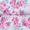 Printed Bedsheet Set Flat ( 240X260 ) Double 5 pieces - Rose