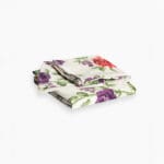 Printed Bedsheet Set Flat ( 240X260 ) Double 5 pieces - Purple