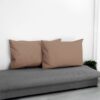 2 Pillow Cases (50 x 70) - Cafe