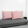 2 Pillow Cases (50 x 70) - Rose