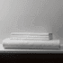 Plain Flat Bedsheet Set (260x240) Double 4 pieces - White