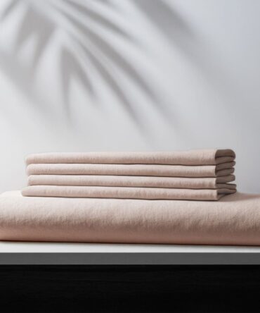 Plain Fitted Bedsheet Set (160x200) Double 5 pieces