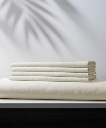 Plain Flat Bedsheet Set (260x275) King 5 pieces