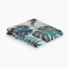 Printed Bedsheet Set Flat ( 240X260 ) Double 5 pieces - Grey