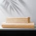Plain Flat Bedsheet Set (240x260) Double 5 pieces - Gold