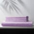 Plain Flat Bedsheet Set (240x260) Double 5 pieces - Purple