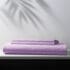 Plain Fitted Bedsheet Set (120x200) Single 3 pieces - Purple