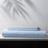 Plain Flat Bedsheet Set (180x240) Single 3 pieces - Light Blue
