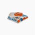 Printed Bedsheet Set Flat ( 240X260 ) Double 5 pieces - Blue