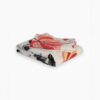 Printed Bedsheet Set Flat ( 240X260 ) Double 5 pieces - Grey