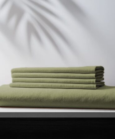 Plain Fitted Bedsheet Set (180x200) King 5 pieces