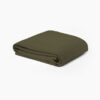 Plain Waffle Coverlet (240x260) Double - Olive