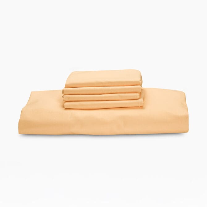Plain Flat Bedsheet Set (240x260) Double 5 pieces - Image 4