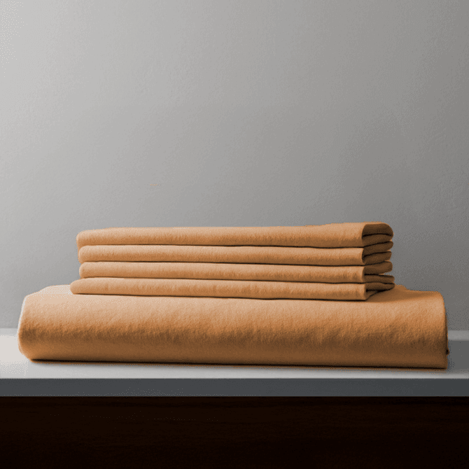 Plain Flat Bedsheet Set (240x260) Double 5 pieces