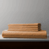 Plain Flat Bedsheet Set (240x260) Double 5 pieces - Gold