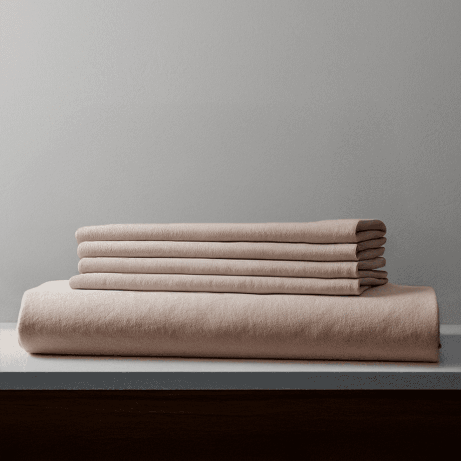 Plain Fitted Bedsheet Set (160x200) Double 5 pieces - Cafe