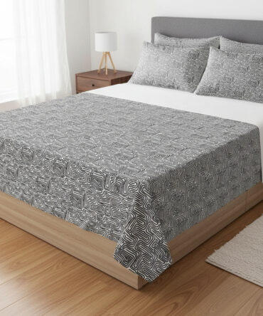 ملاية مطبوعة مسطحة (240*260) دبل 5 قطع