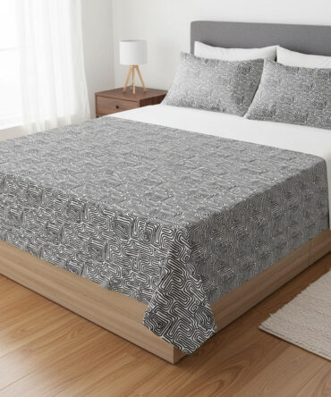 ملاية مطبوعة مسطحة (180x240) سنجل 3 قطع