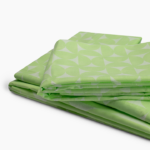 Printed Bedsheet Set Flat ( 180x240 ) Single 3 pieces - Green