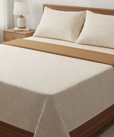 Printed Bedsheet Set Flat ( 240X260 ) Double 5 pieces