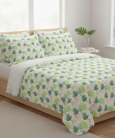 Printed Bedsheet Set Flat ( 240X260 ) Double 5 pieces