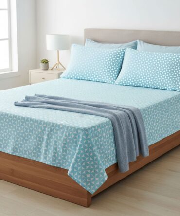 Printed Bedsheet Set Flat ( 180x240 ) Single 3 pieces