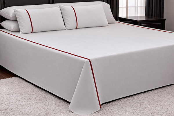 طقم ملاية 100% قطن مسطحة (240×260) دبل 5 قطع