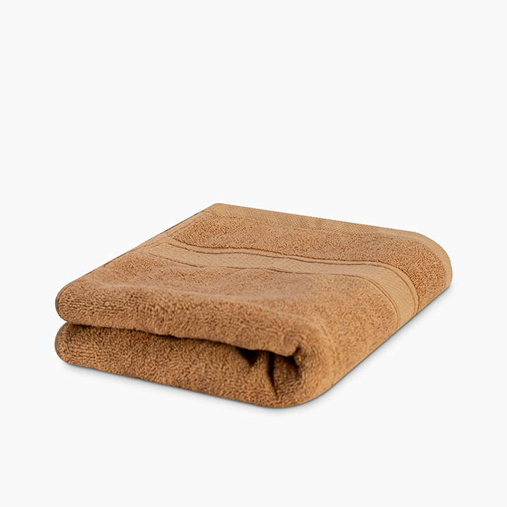 Half Bath Towel 100% cotton (70x140) - Cafe