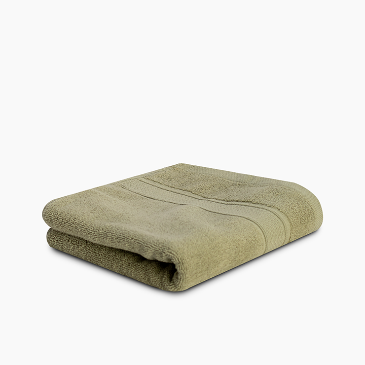 Half Bath Towel 100% cotton (70x140) - Light Olive