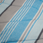 Printed Fiber Duvet (180x230) Single - Turquoise