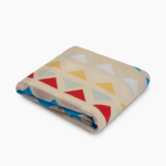 Printed Duvet Cover with Buttons - Single - Yellow